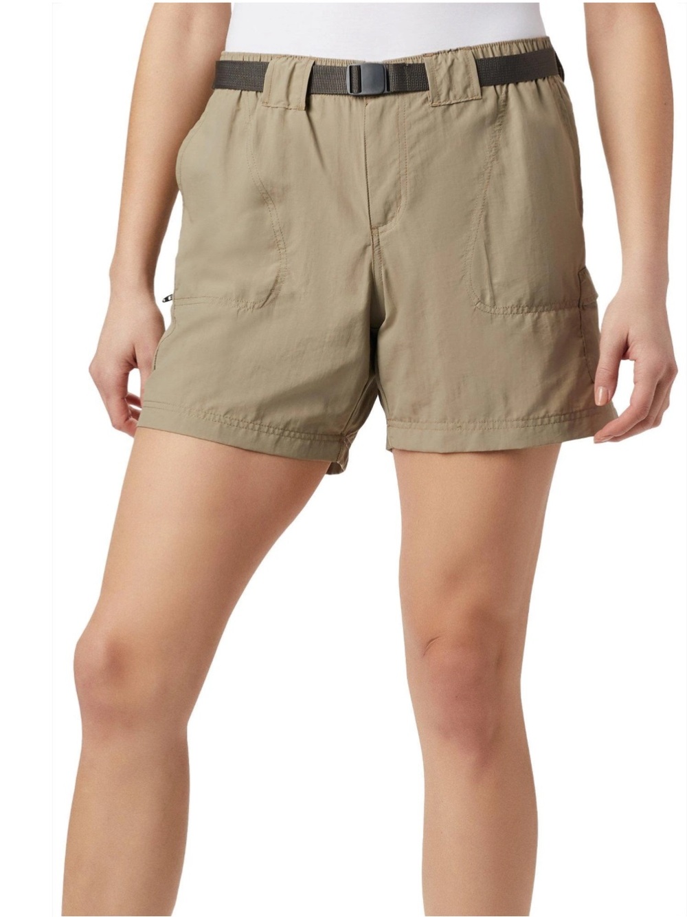 NWT Columbia women’s  Tan Outdoor Hybrid Shorts Size m